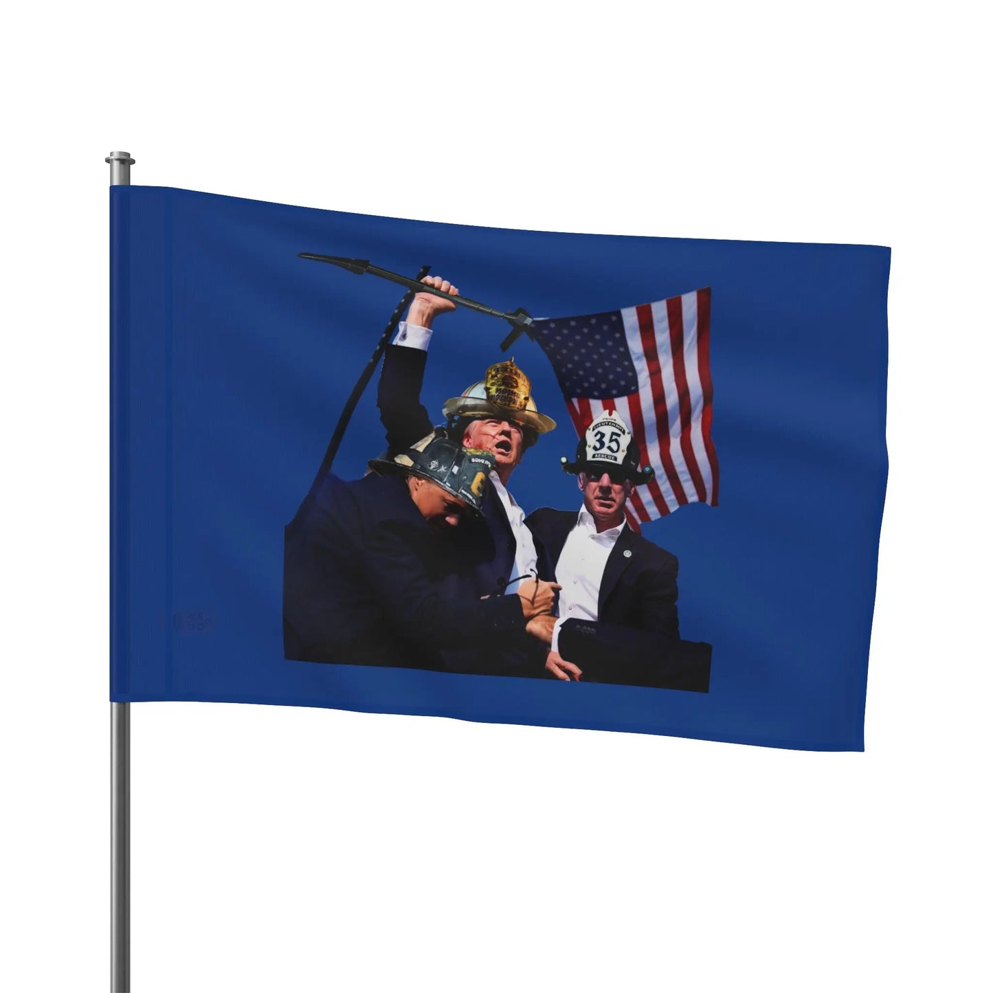 Trump 2 Flag Printify