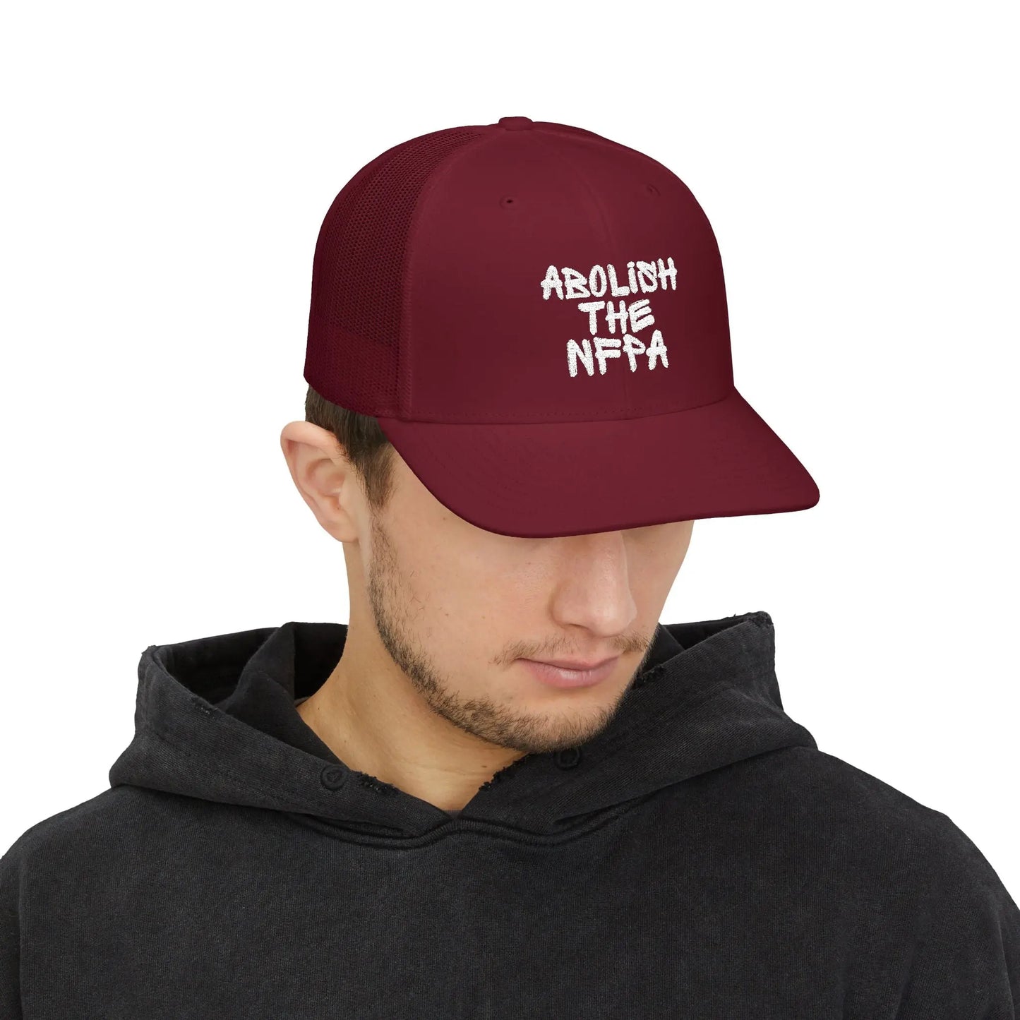 Abolish NFPA Snapback Trucker Hat (OG Font)