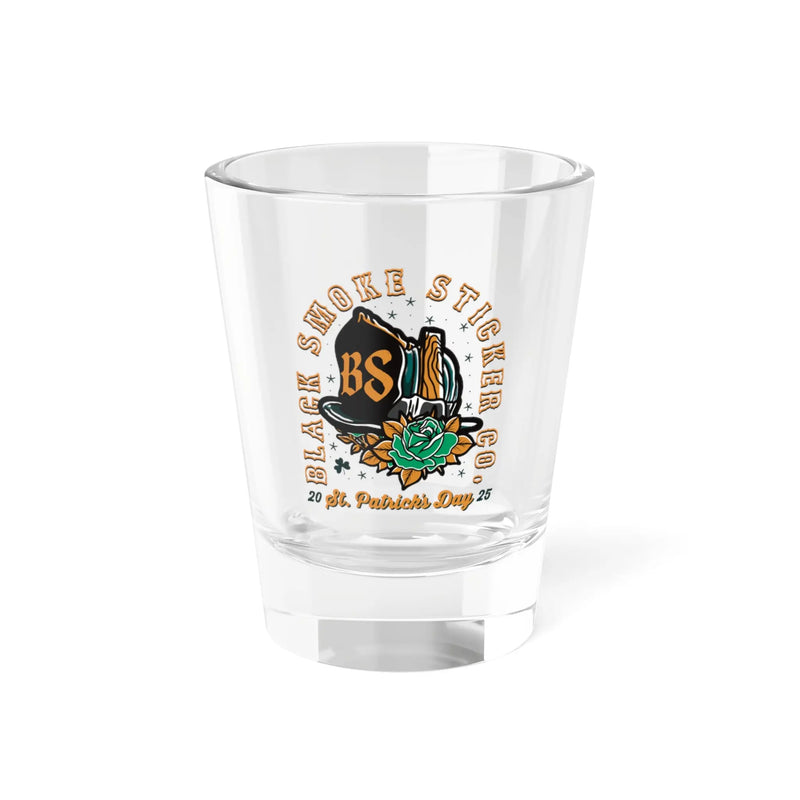 St, Patrick’s Day 2025 (helmet) Shot Glass, 1.5oz Printify