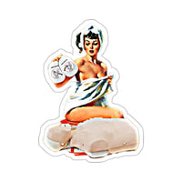 Defib Pin Up Sticker Printify