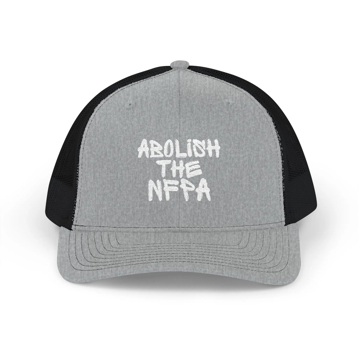 Abolish NFPA Snapback Trucker Hat (OG Font) Printify