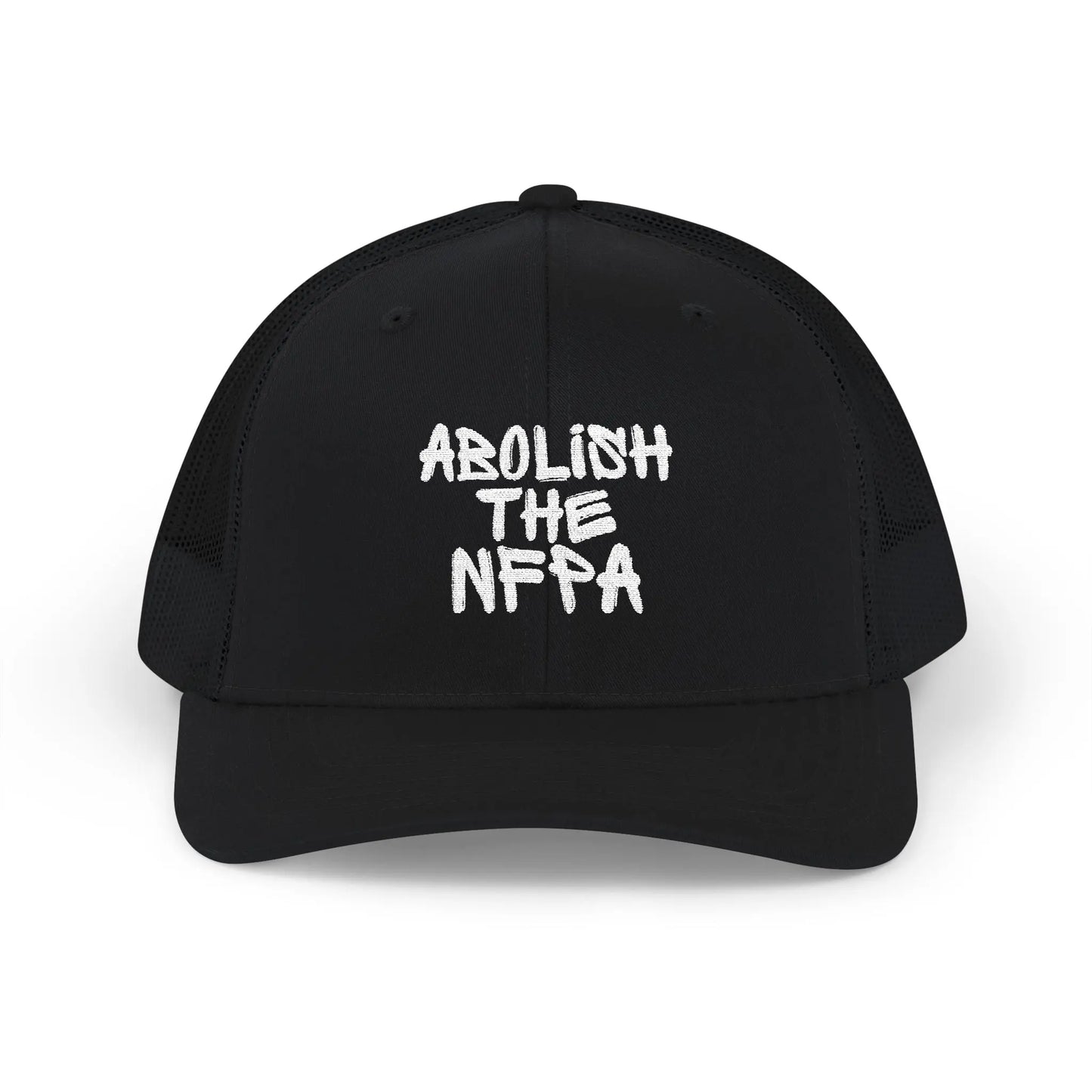 Abolish NFPA Snapback Trucker Hat (OG Font) Printify
