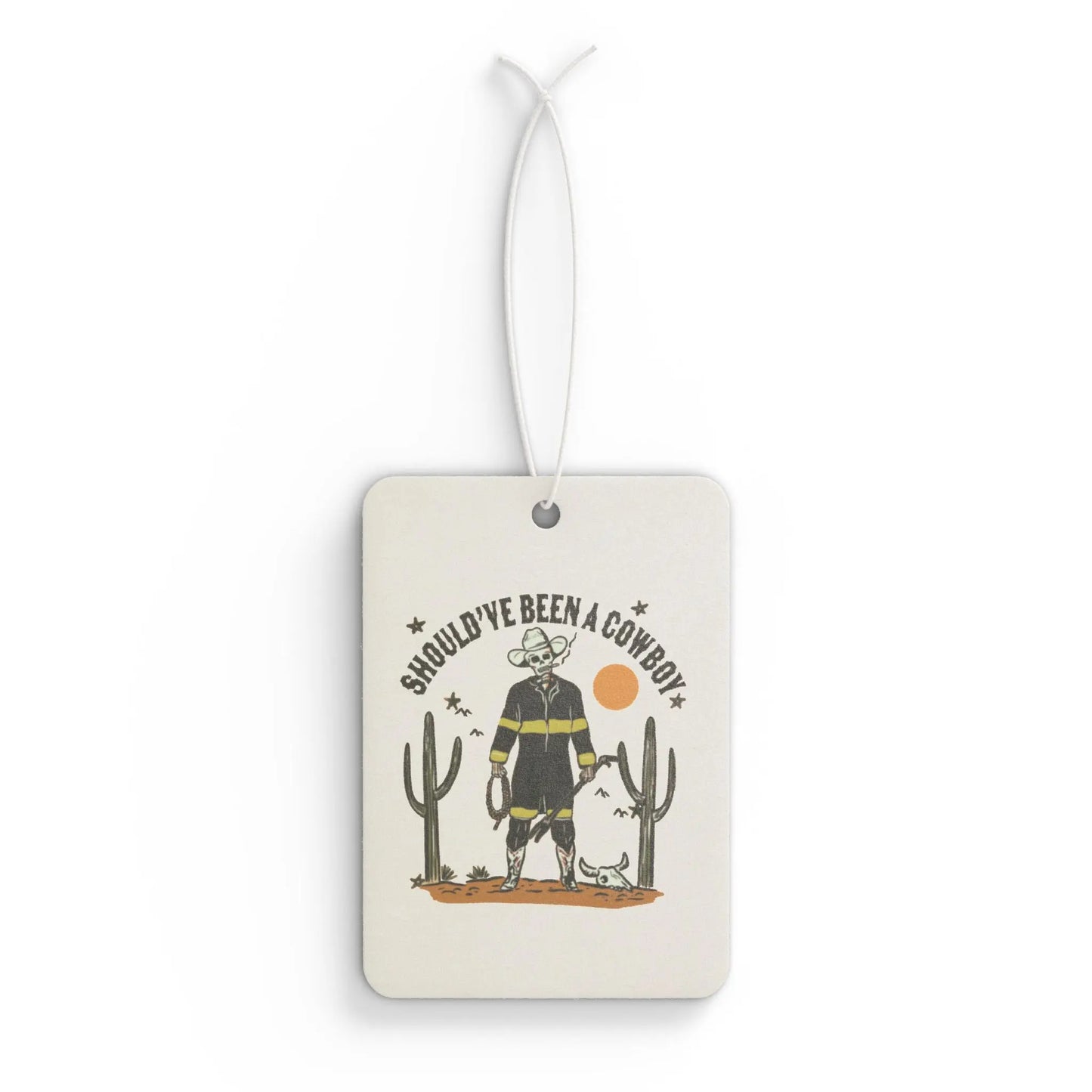 'Should've Been a Cowboy' Air Freshener Printify