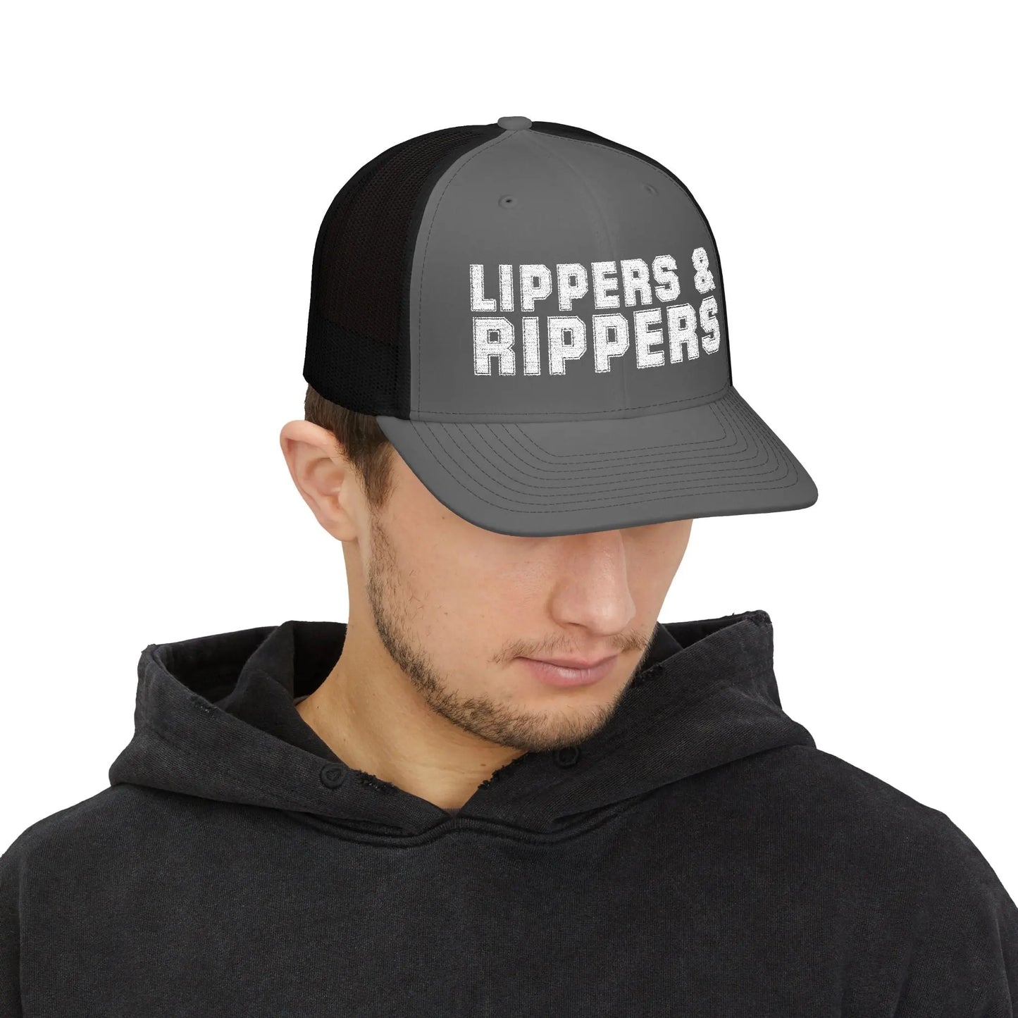 Lippers & Rippers Snapback Trucker Hat Printify
