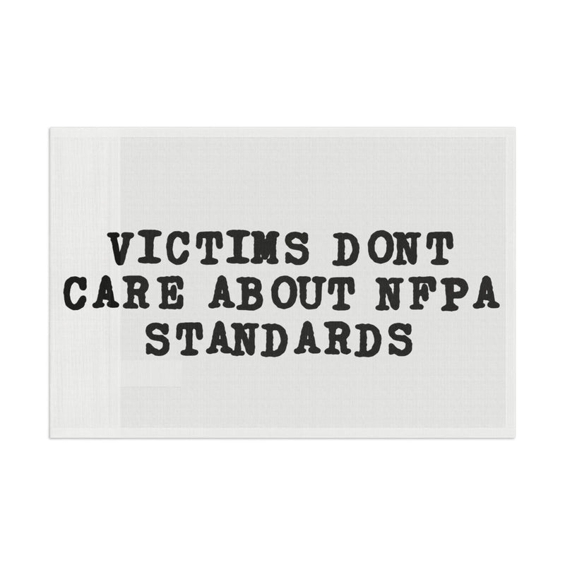 Victims Dont Care (2) Flag Printify