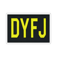 DYFJ Sticker Printify