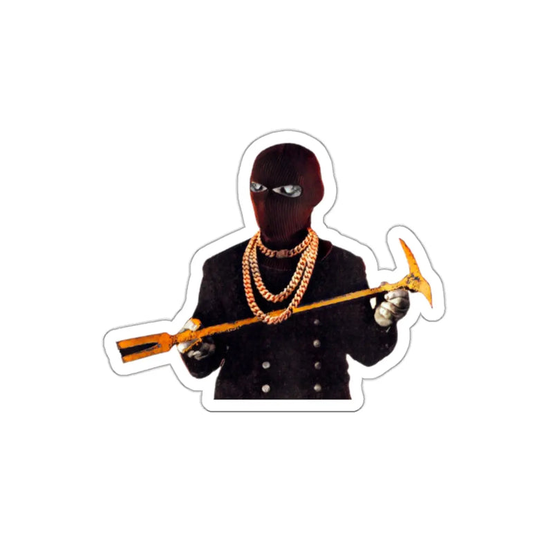 Hugh Hooligan Sticker Printify