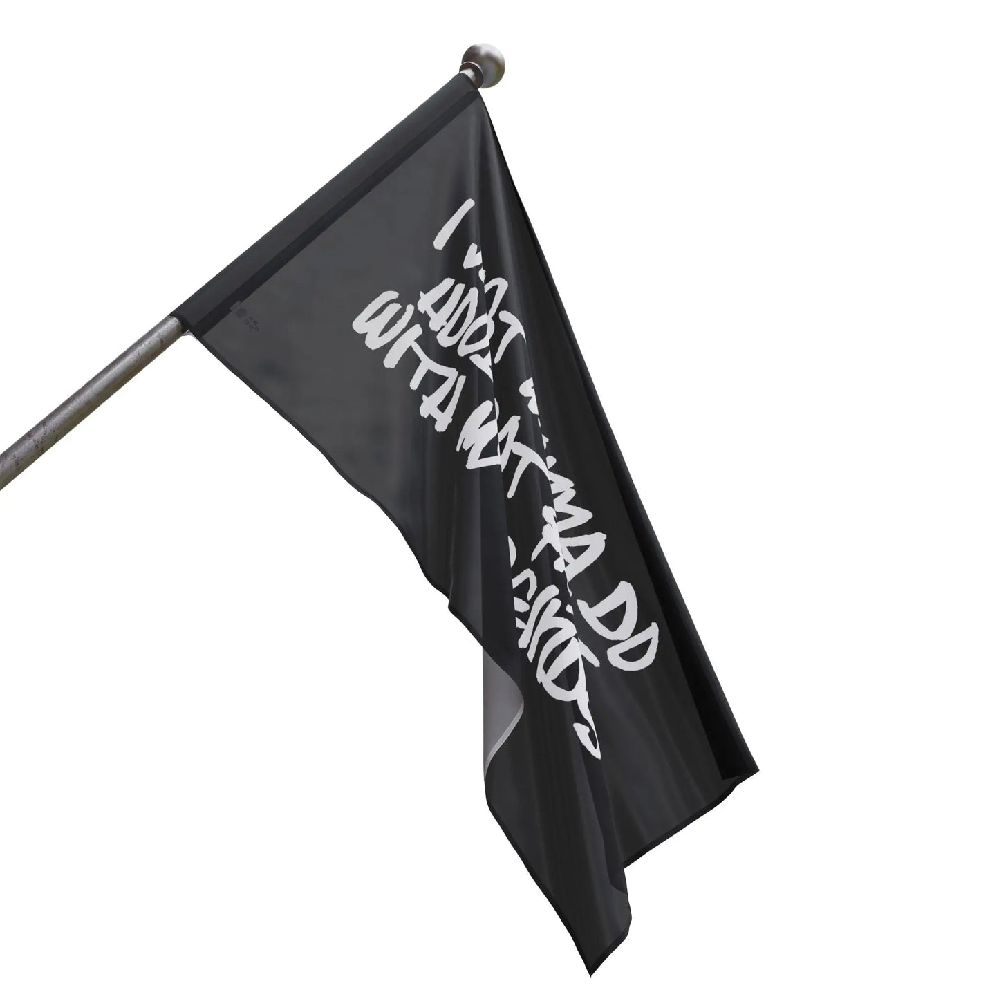 I Just Wanna Do Hoodrat Sh*t With My Friends Flag Printify