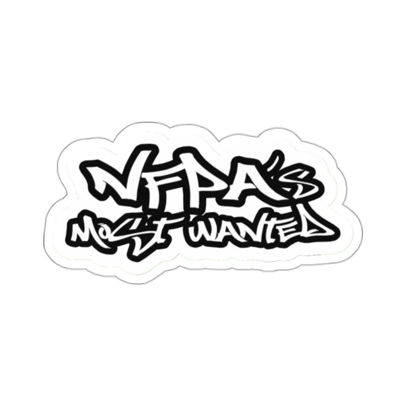 NFPAs Most Wanted Sticker Printify