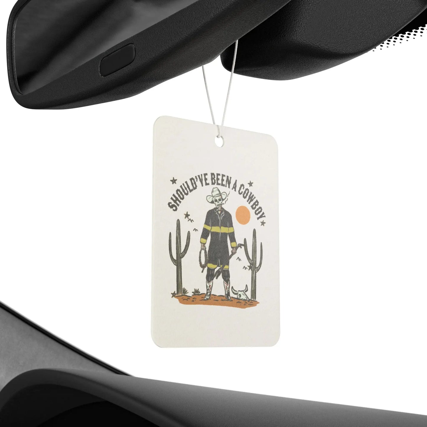 'Should've Been a Cowboy' Air Freshener Printify
