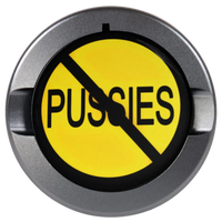No Pussies Zyn Tyn Black Smoke Sticker LLC