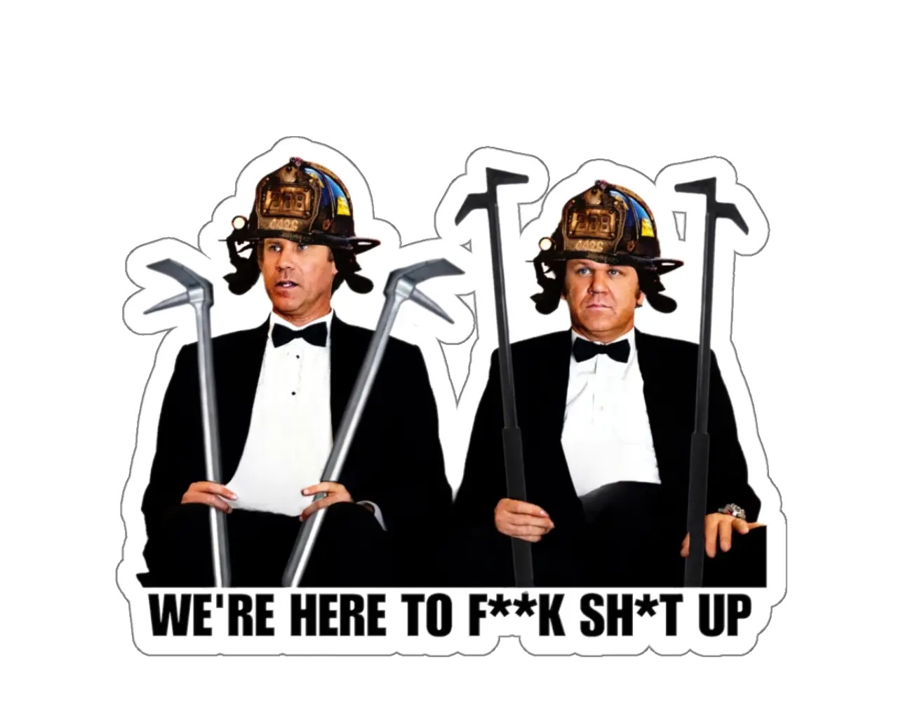 Step Brothers Black Smoke Sticker LLC