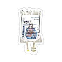 Thoughts And Prayers Bolus Sticker Printify
