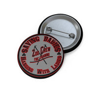 Zoo Crew Round Logo Button Printify