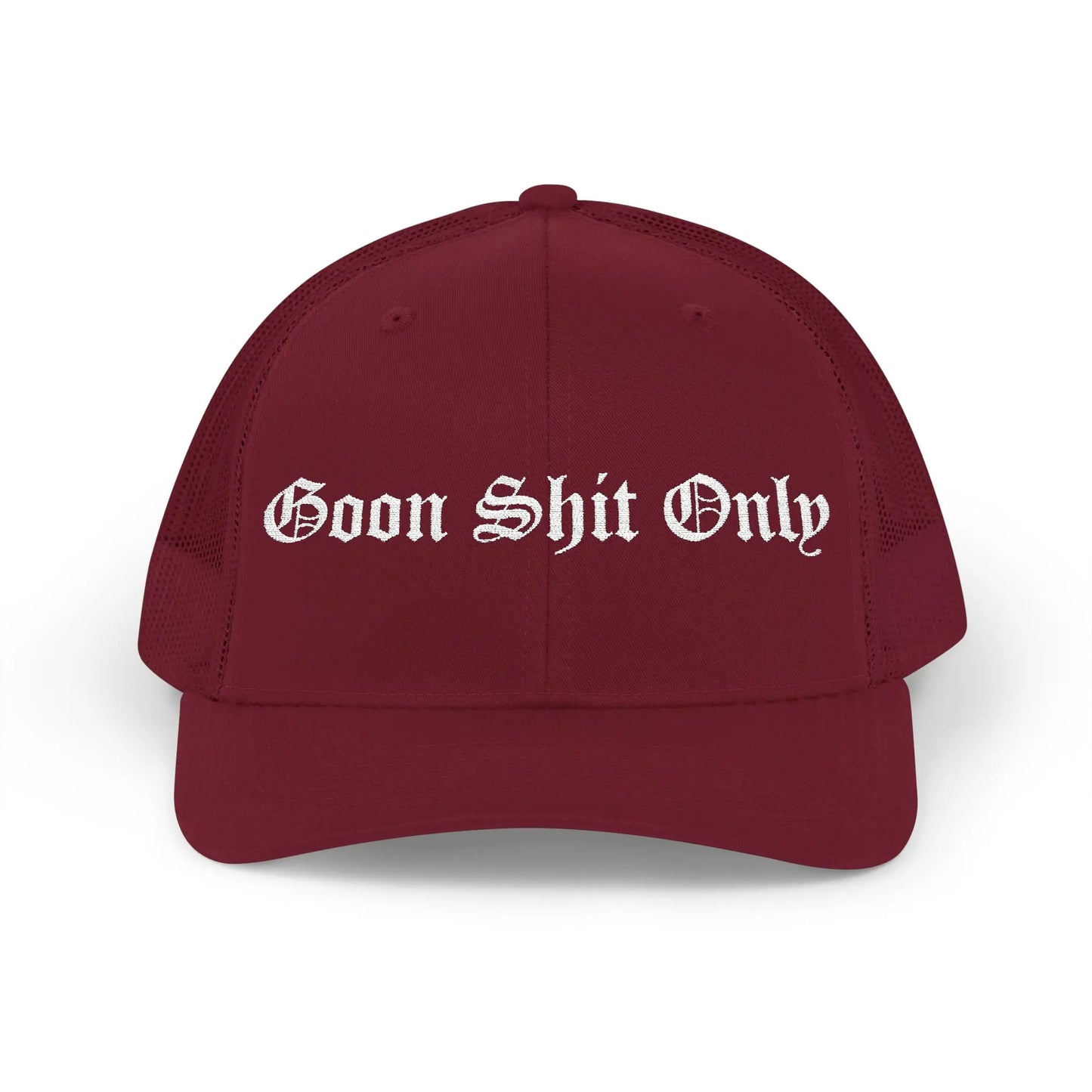 Goon Shit Only Snapback Trucker Hat Printify