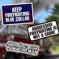 Blue Collar 3 Pack Black Smoke Sticker LLC