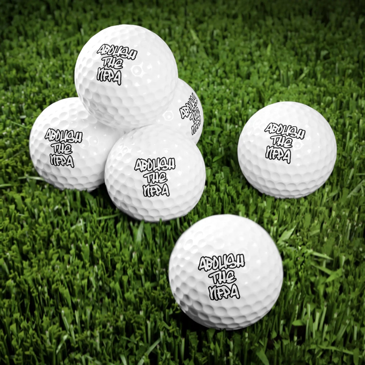 Abolish The NFPA Golf Balls (6 pieces) Printify