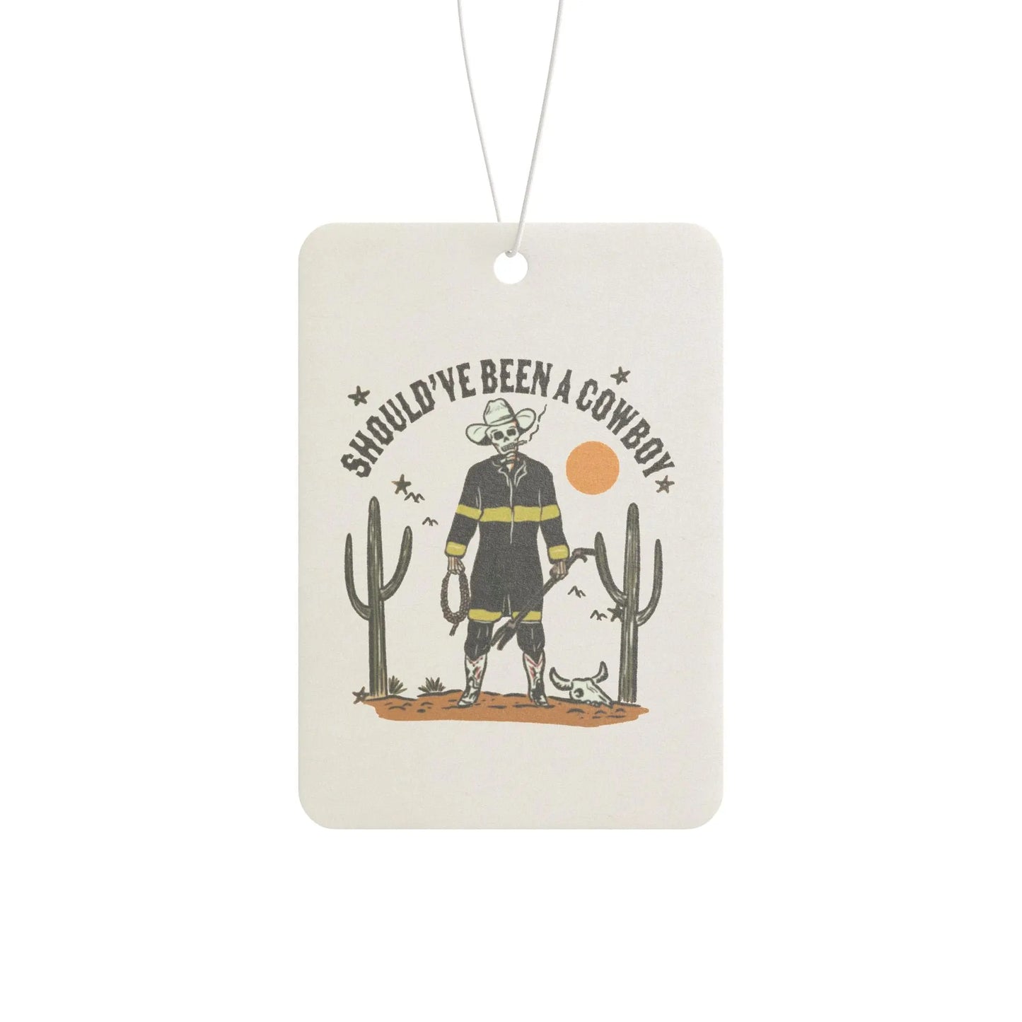 'Should've Been a Cowboy' Air Freshener Printify