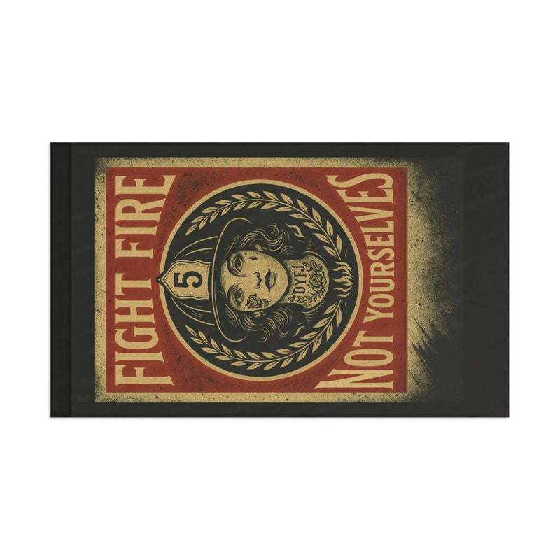 Fight Fire Flag Printify