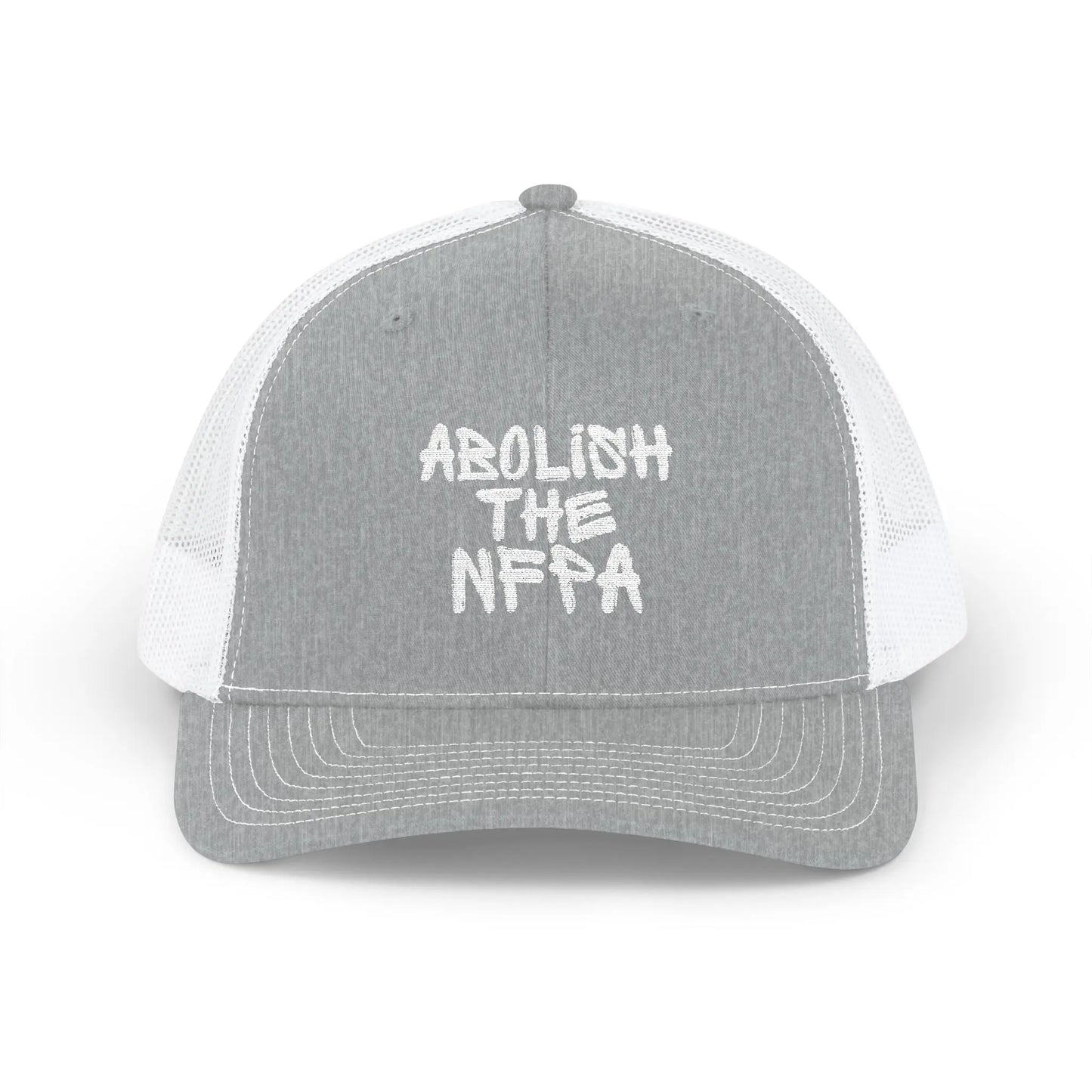 Abolish NFPA Snapback Trucker Hat (OG Font) Printify