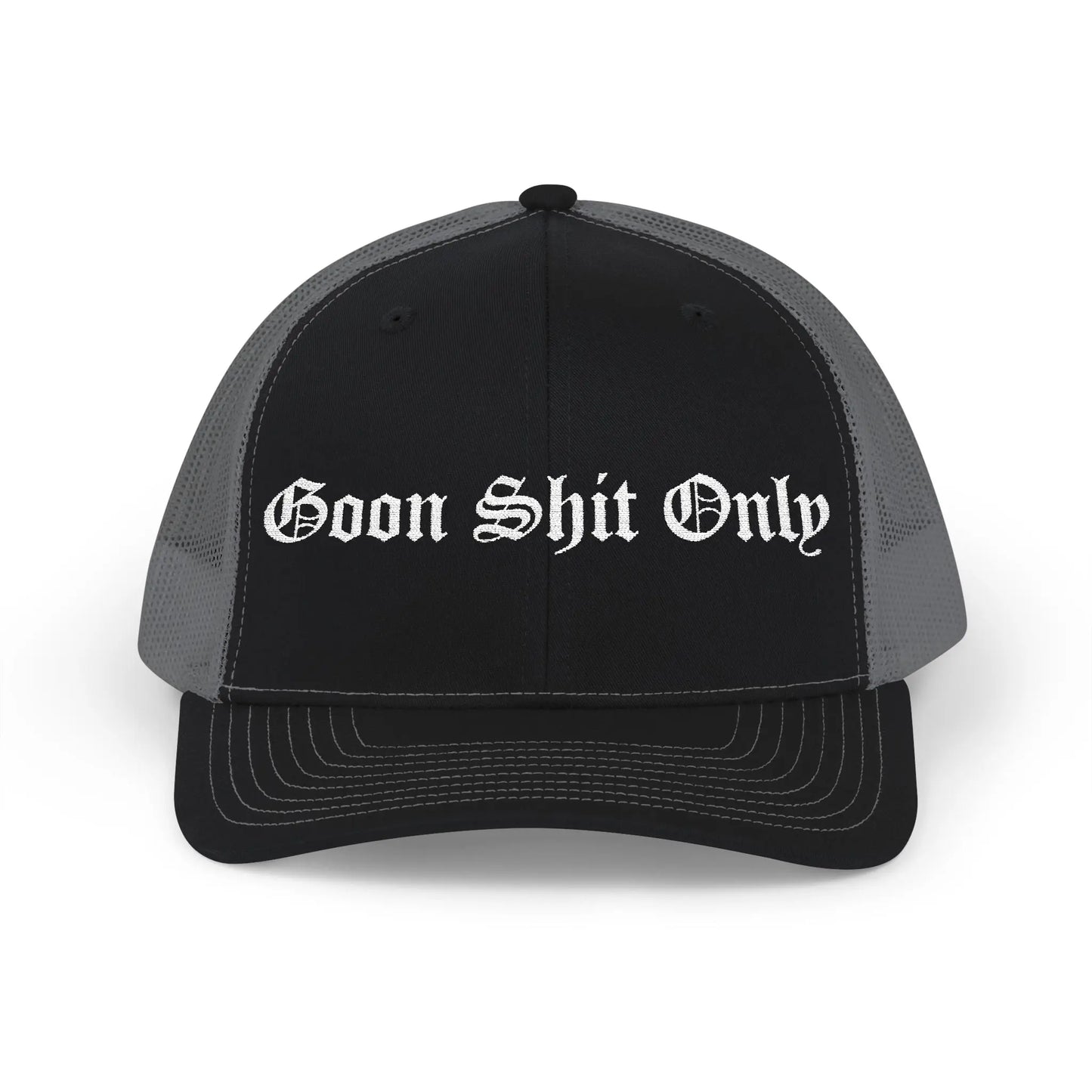 Goon Shit Only Snapback Trucker Hat Printify
