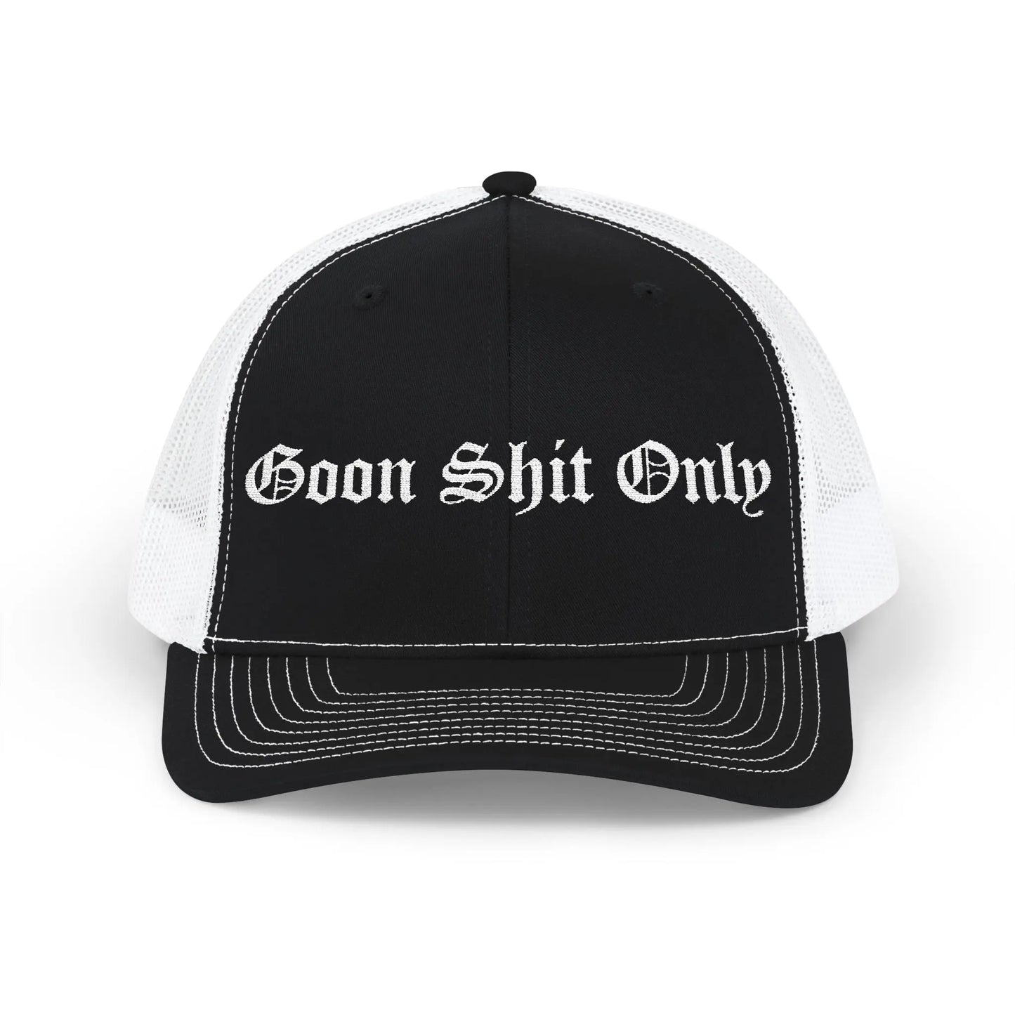 Goon Shit Only Snapback Trucker Hat Printify