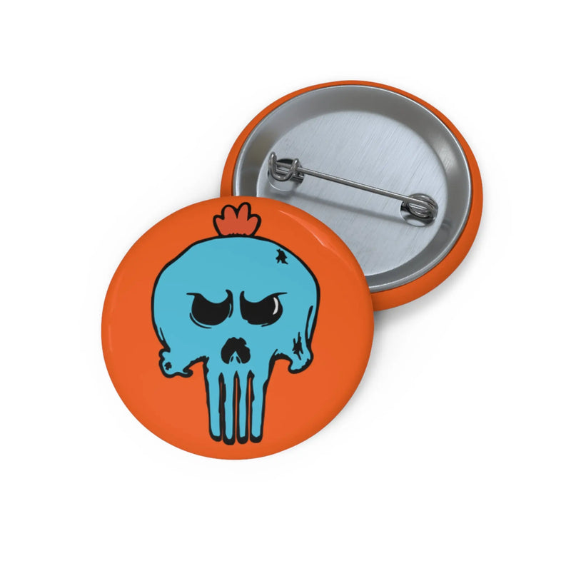 Meeseeks Skull Button Printify