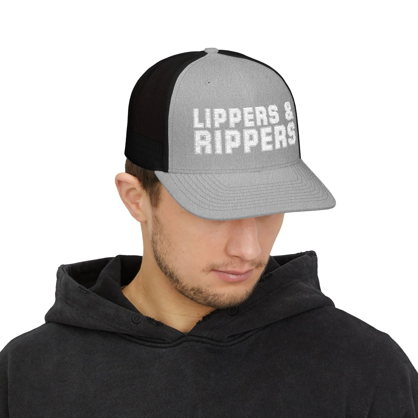 Lippers & Rippers Snapback Trucker Hat Printify