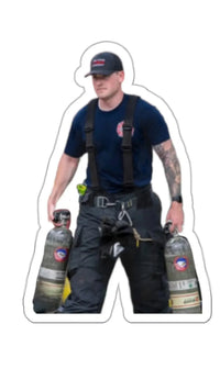 Double bottle guy custom Black Smoke Sticker LLC