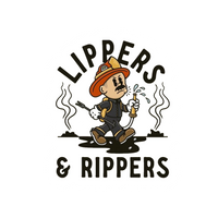 Lippers and Rippers (color) sticker Black Smoke Sticker LLC