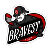 Bravest 2.0 Sticker Black Smoke Sticker LLC