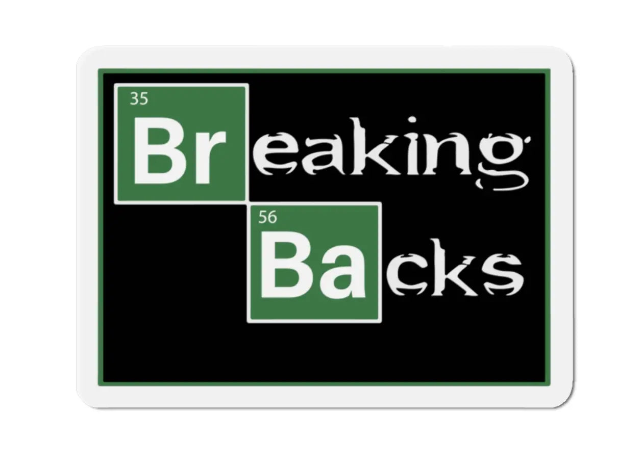 Breaking Backs Black Smoke Sticker LLC