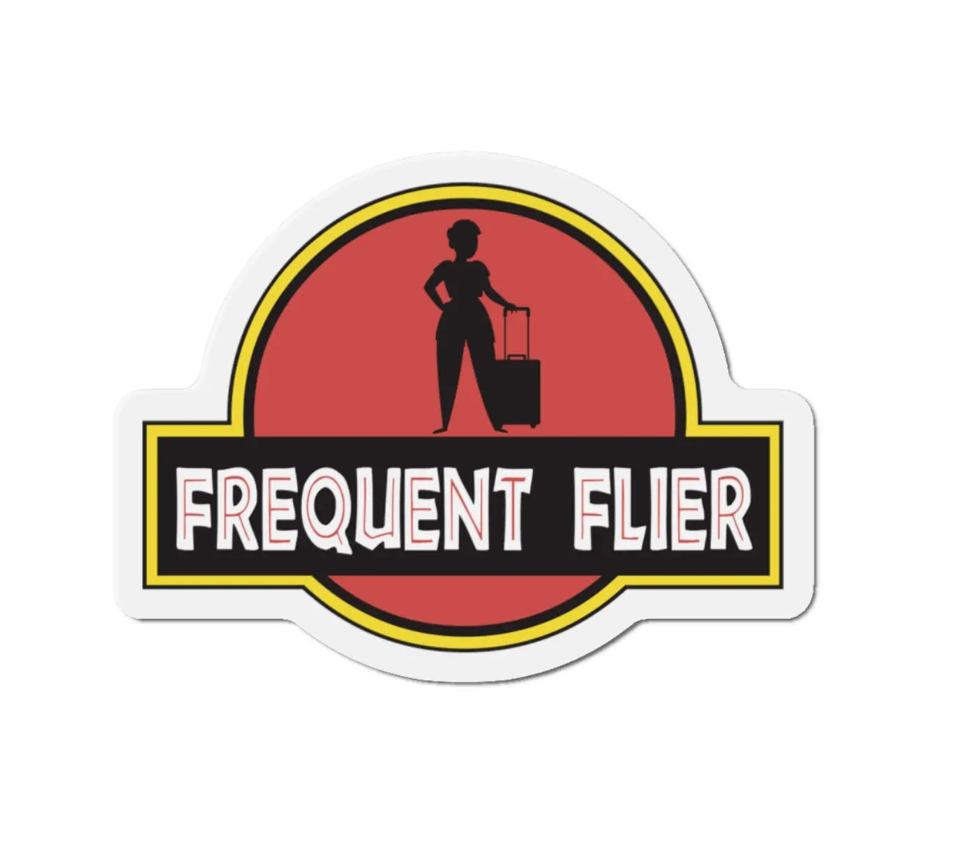 Frequent Flyer Black Smoke Sticker LLC