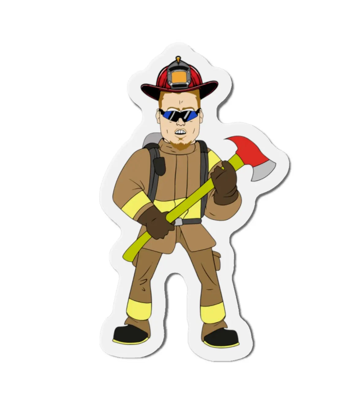 Fire Bro Black Smoke Sticker LLC