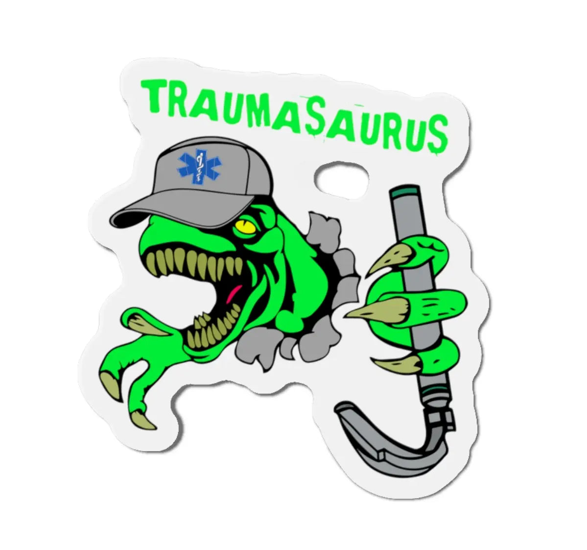 Traumasaurus Black Smoke Sticker LLC