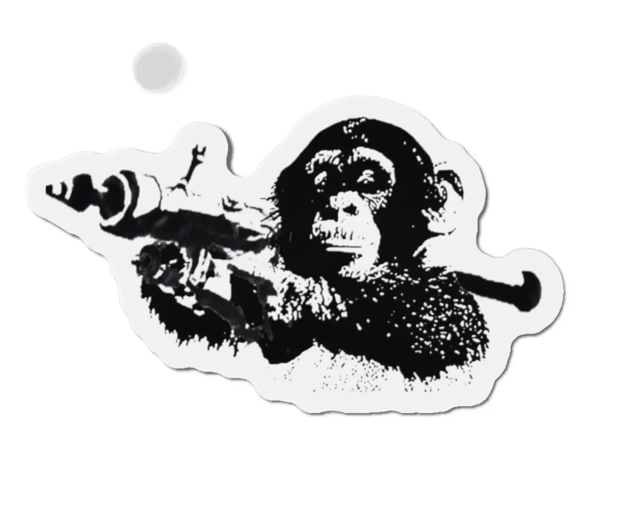 RPG Monkey Black Smoke Sticker LLC