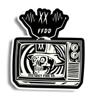Twilight Zone 3 inch sticker Black Smoke Sticker LLC