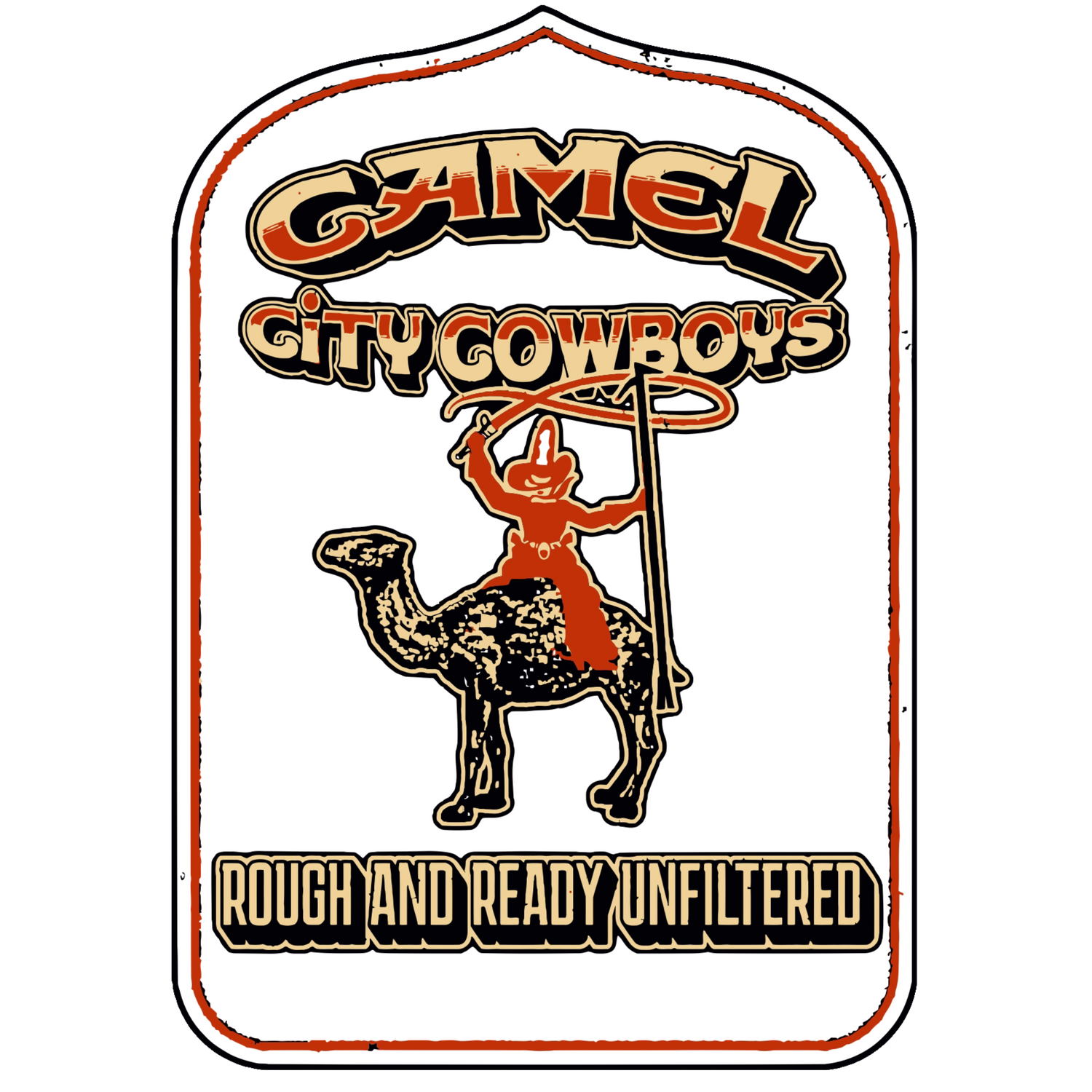 Camel City Firefighters - Black Smoke Sticker LLC