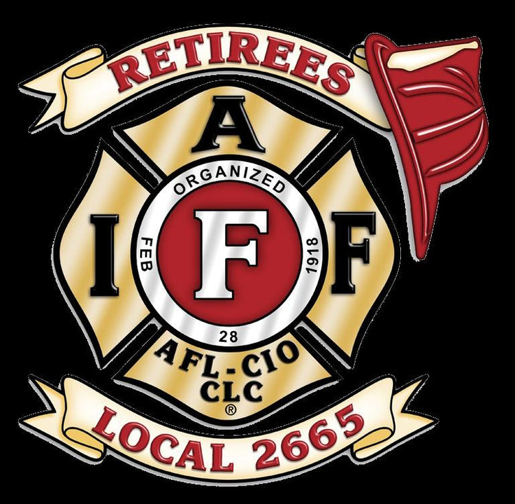 Local 2665 Retirees - Black Smoke Sticker LLC