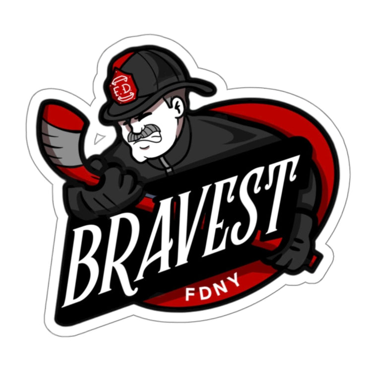 Bravest - Black Smoke Sticker LLC