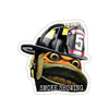 Smoke Showing Turtle Sticker Printify