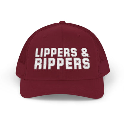 Lippers & Rippers Snapback Trucker Hat Printify