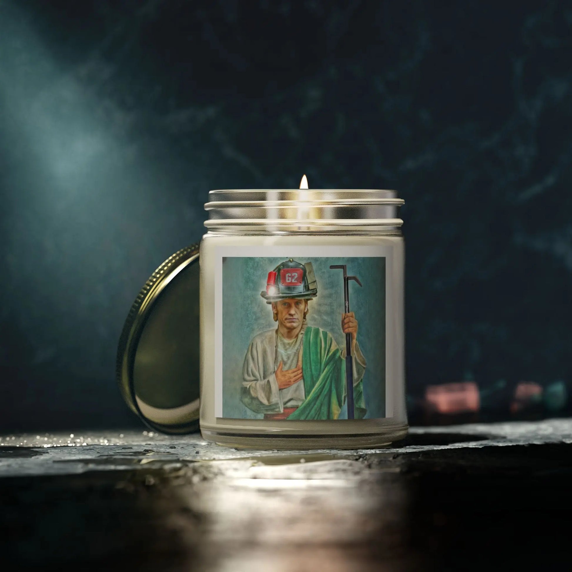 Saint Gavin Candle (4oz, 9oz) Printify