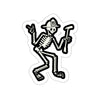 Skelly Sticker Printify