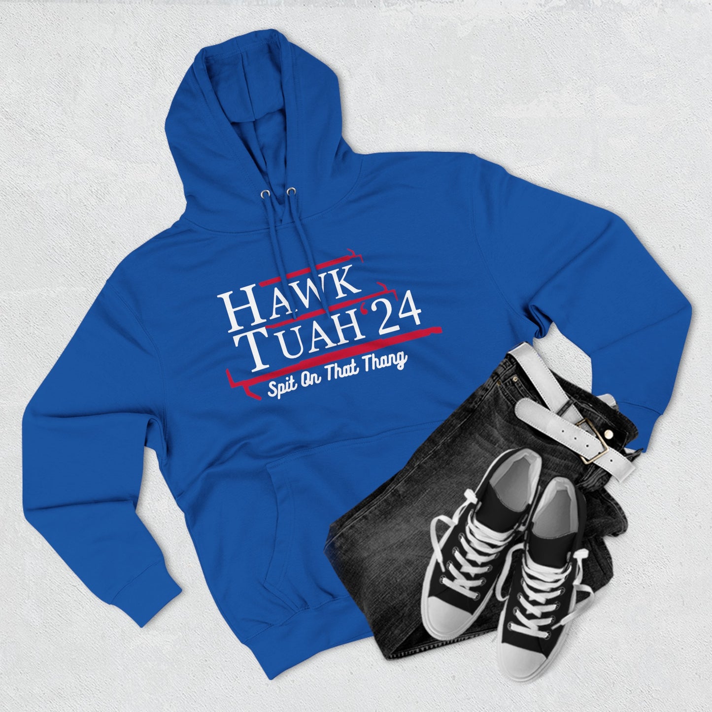 Hawk Tuah Fleece Hoodie