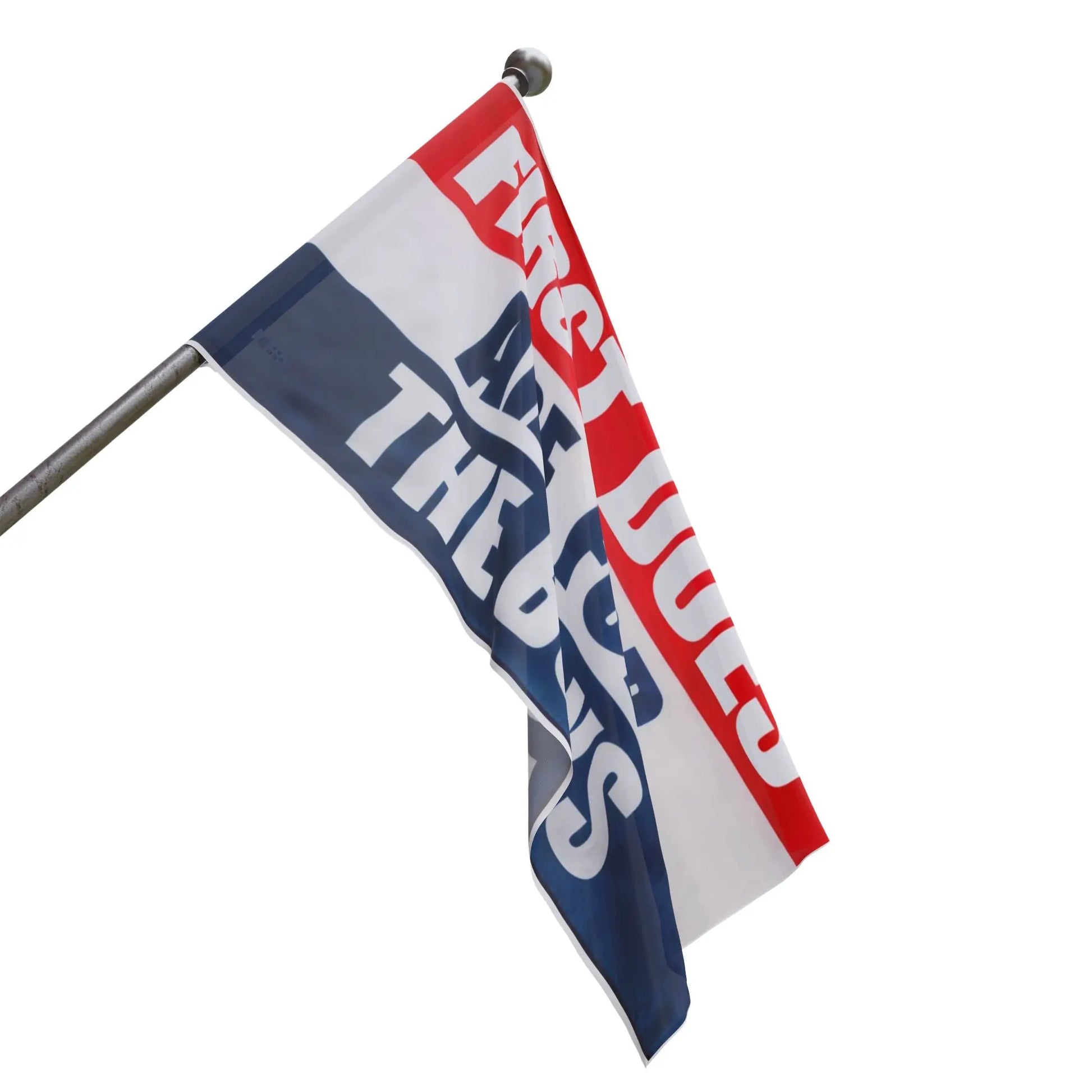 'First Dues Are for The Boys' flag Printify