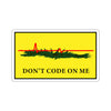 Don't Code On Me Sticker Printify