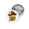 Caffeine Bee Button Printify