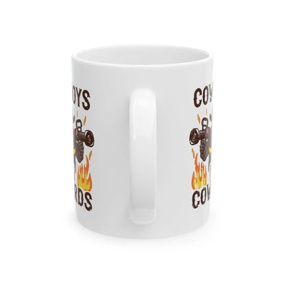 Cowboys Over Cowards Mug Printify