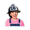 Miss Rachel FD Sticker Printify